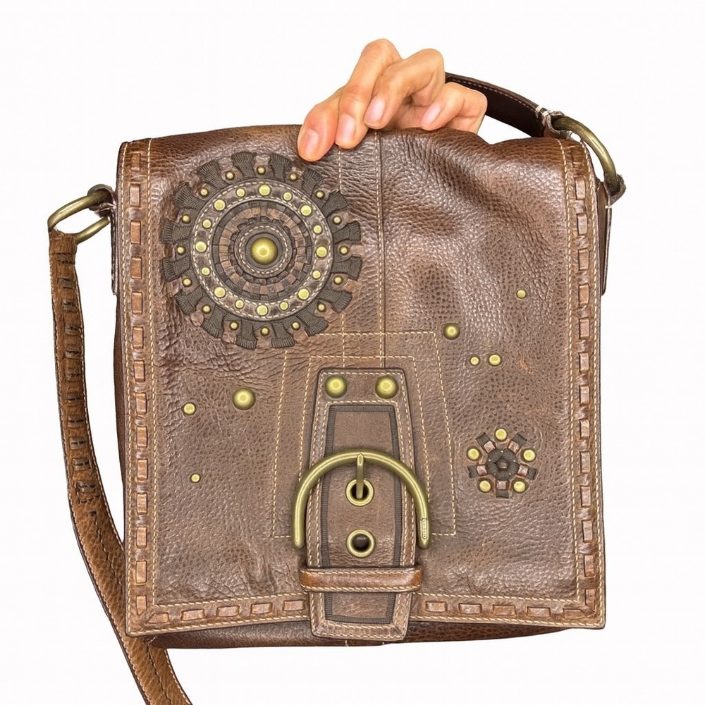 Coach vintage Mia studded hobo in brown